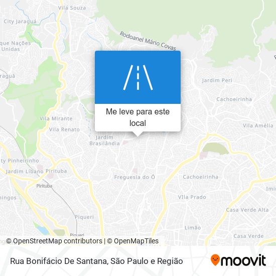 Rua Bonifácio De Santana mapa