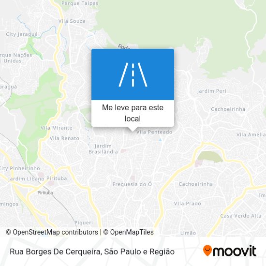 Rua Borges De Cerqueira mapa