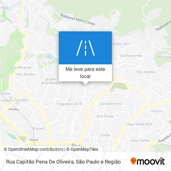 Rua Capitão Pena De Oliveira mapa