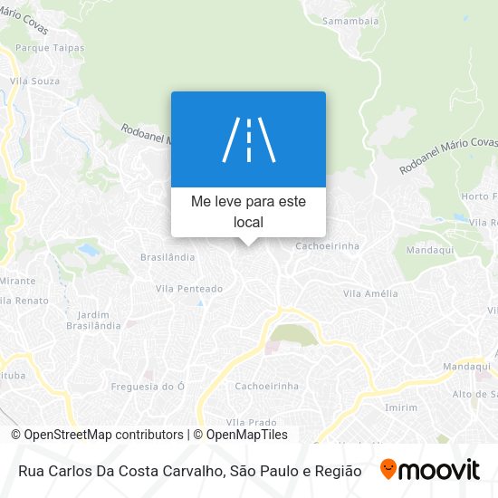 Rua Carlos Da Costa Carvalho mapa