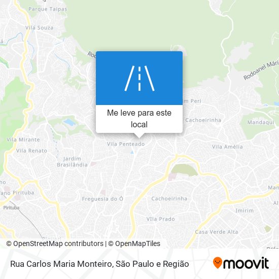 Rua Carlos Maria Monteiro mapa