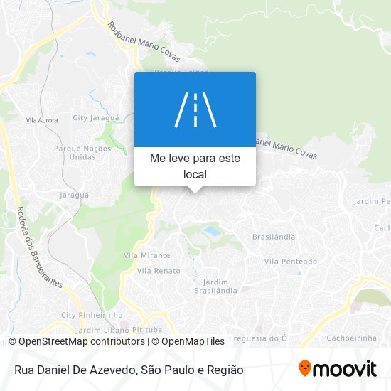 Rua Daniel De Azevedo mapa