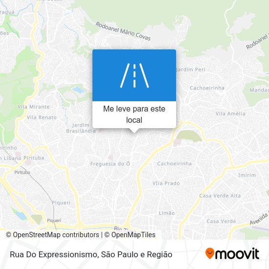 Rua Do Expressionismo mapa