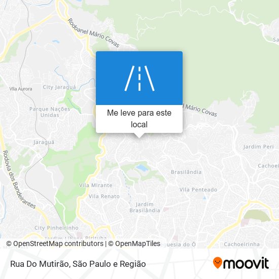 Rua Do Mutirão mapa