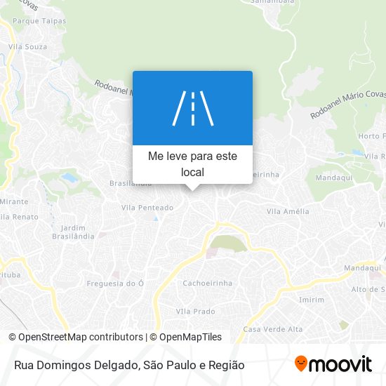 Rua Domingos Delgado mapa