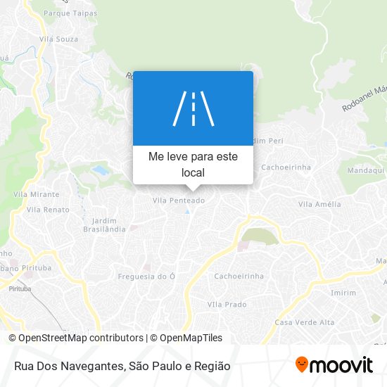 Rua Dos Navegantes mapa