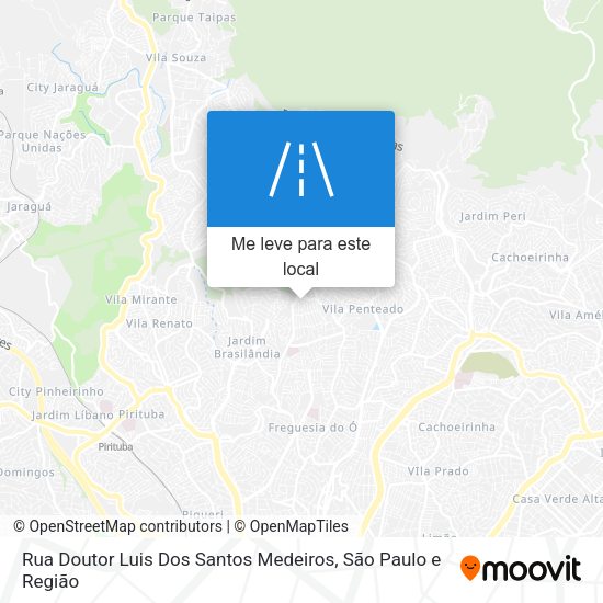 Rua Doutor Luis Dos Santos Medeiros mapa