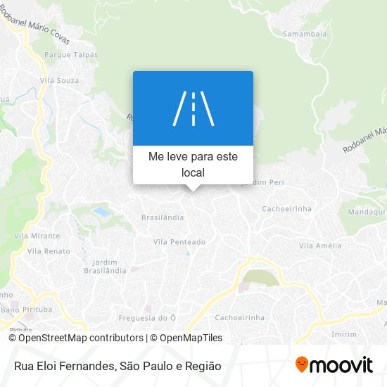 Rua Eloi Fernandes mapa