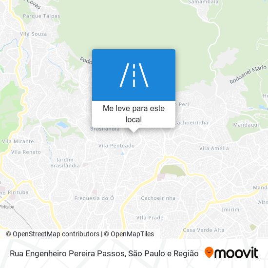 Rua Engenheiro Pereira Passos mapa