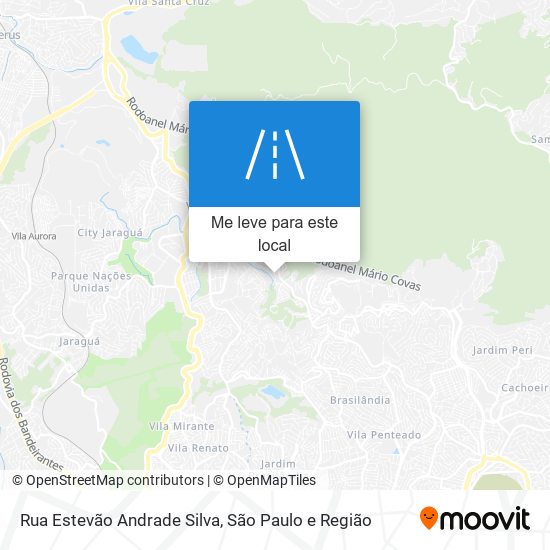 Rua Estevão Andrade Silva mapa