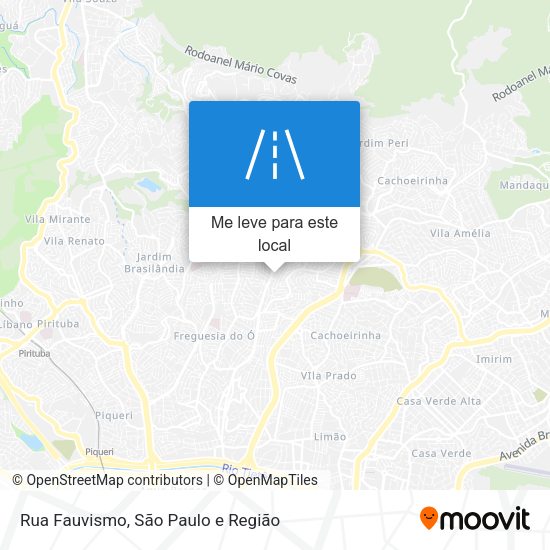 Rua Fauvismo mapa
