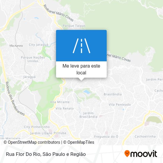 Rua Flor Do Rio mapa