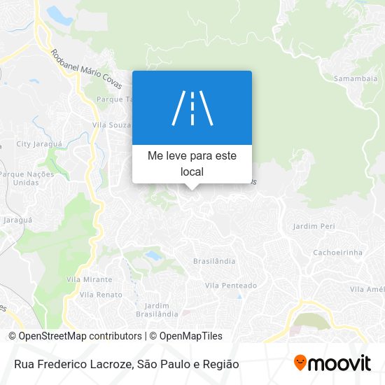 Rua Frederico Lacroze mapa