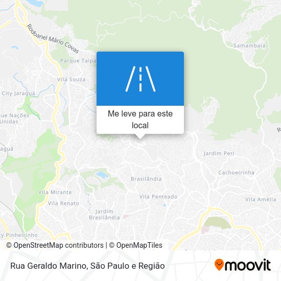 Rua Geraldo Marino mapa