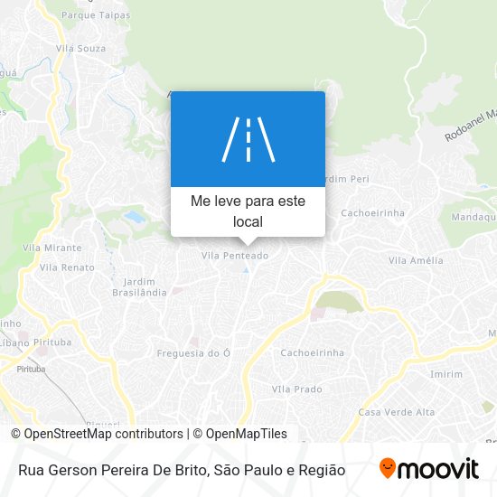 Rua Gerson Pereira De Brito mapa