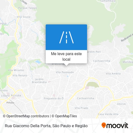 Rua Giacomo Della Porta mapa