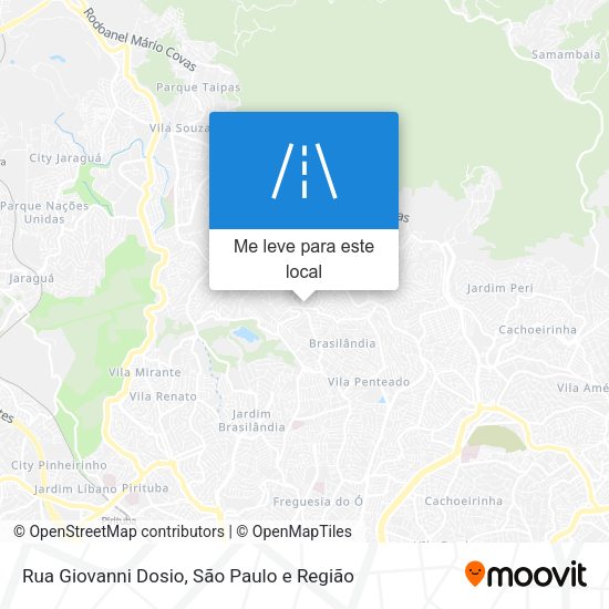 Rua Giovanni Dosio mapa