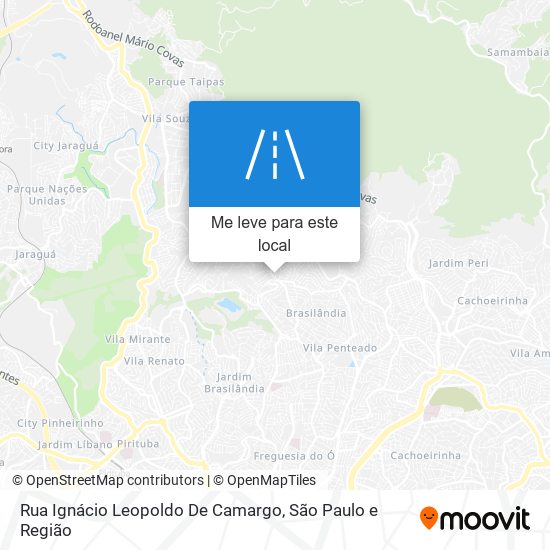 Rua Ignácio Leopoldo De Camargo mapa