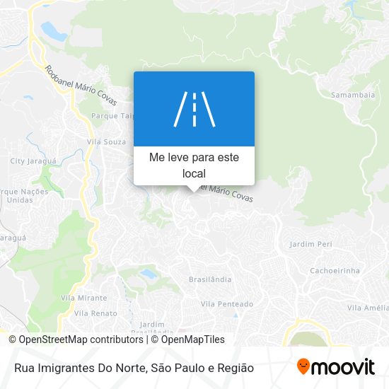 Rua Imigrantes Do Norte mapa