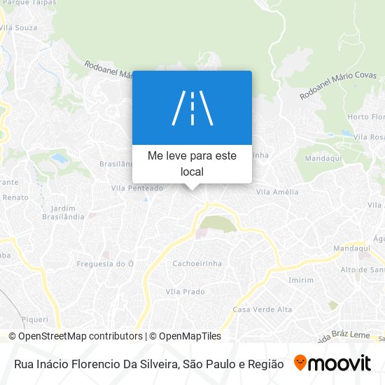 Rua Inácio Florencio Da Silveira mapa