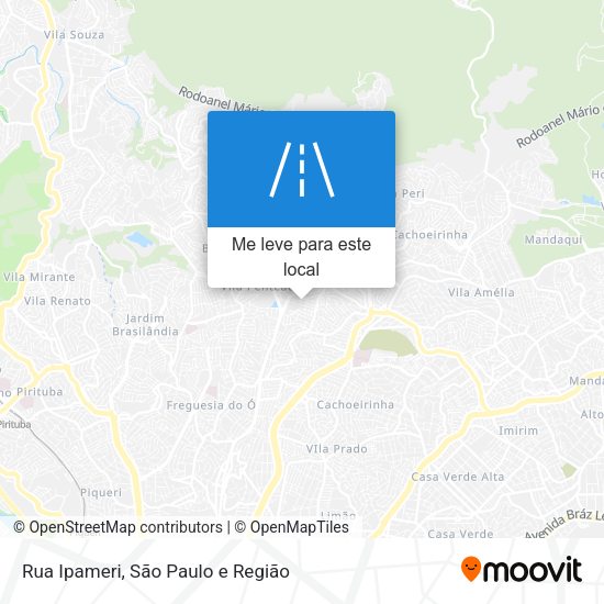Rua Ipameri mapa