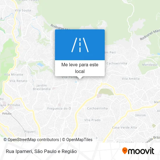 Rua Ipameri mapa