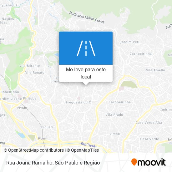 Rua Joana Ramalho mapa