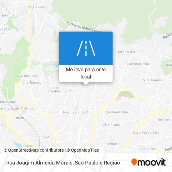 Rua Joaqim Almeida Morais mapa