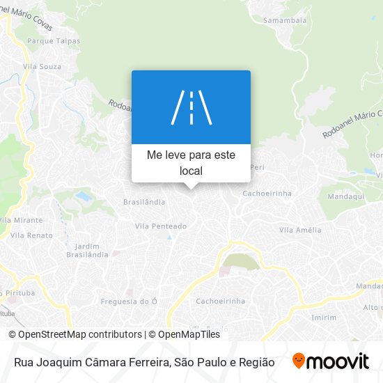 Rua Joaquim Câmara Ferreira mapa