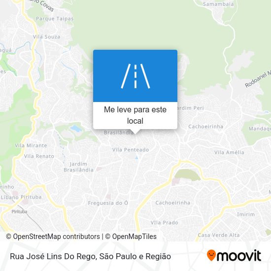 Rua José Lins Do Rego mapa