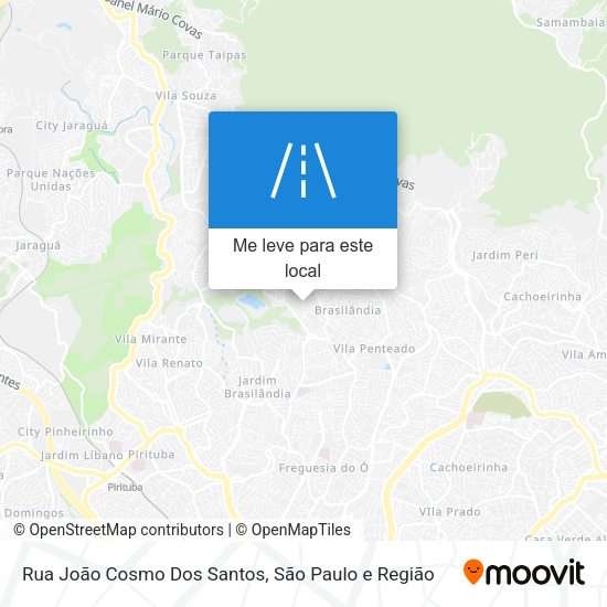 Rua João Cosmo Dos Santos mapa