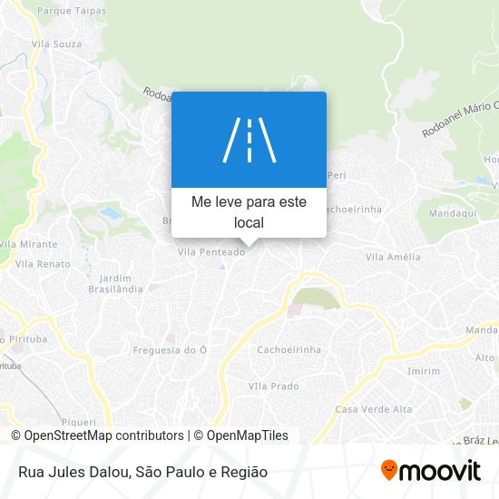 Rua Jules Dalou mapa