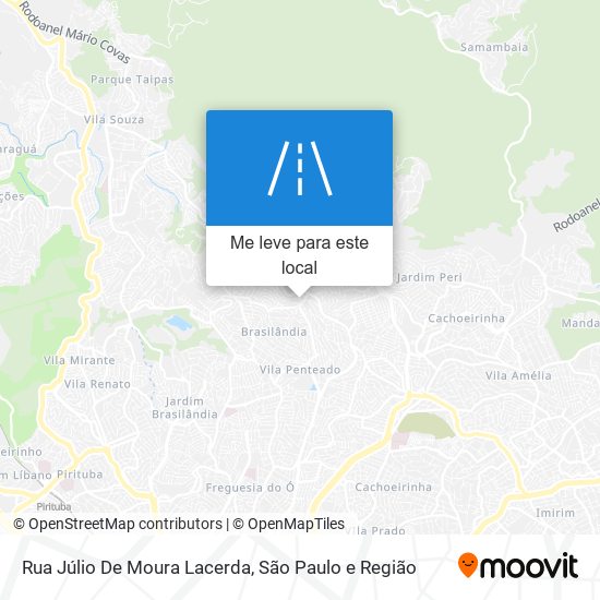 Rua Júlio De Moura Lacerda mapa