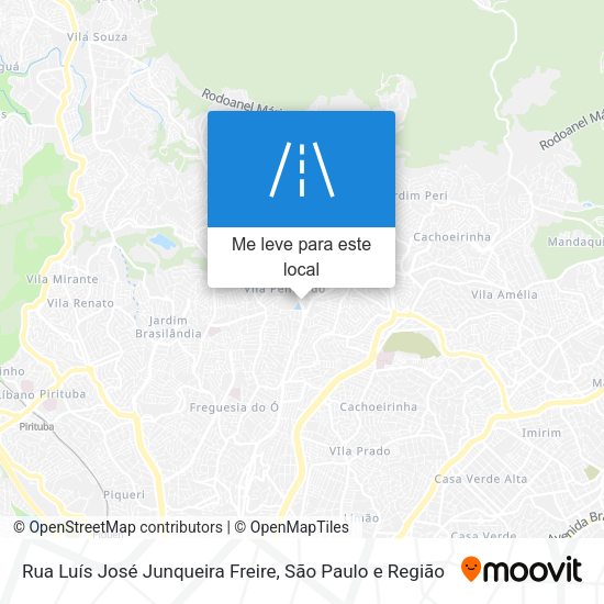 Rua Luís José Junqueira Freire mapa
