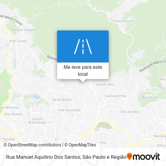 Rua Manuel Aquilino Dos Santos mapa