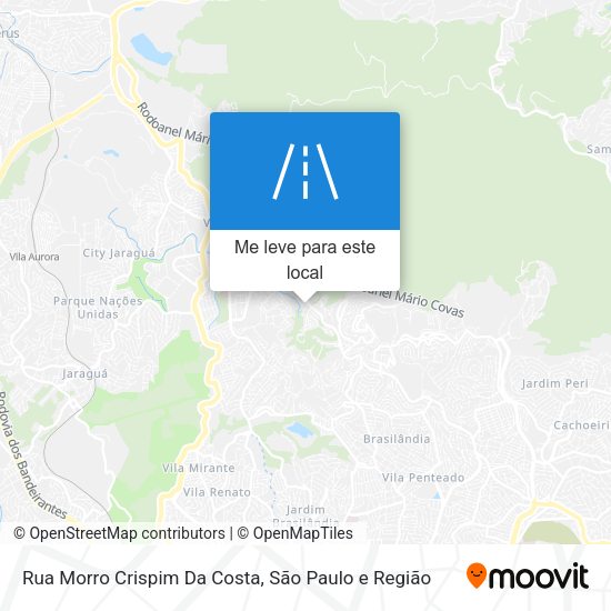Rua Morro Crispim Da Costa mapa