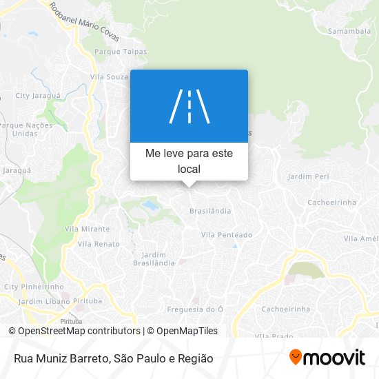 Rua Muniz Barreto mapa