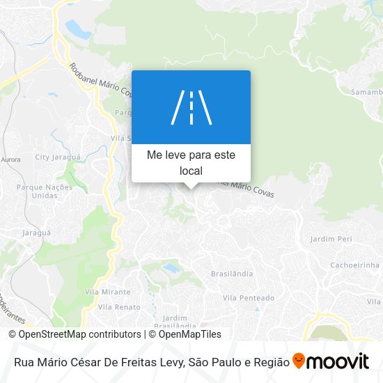 Rua Mário César De Freitas Levy mapa