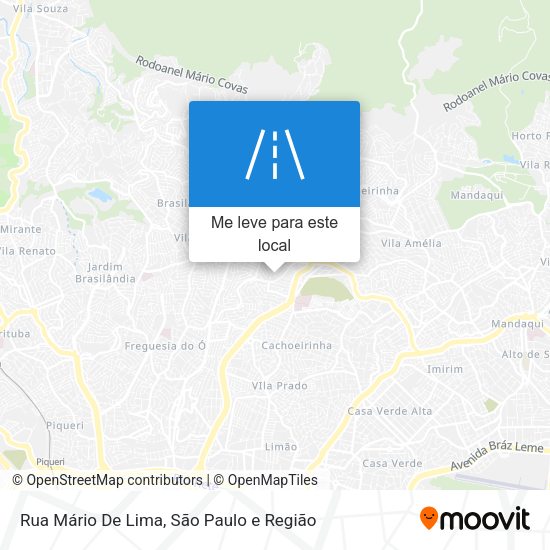 Rua Mário De Lima mapa