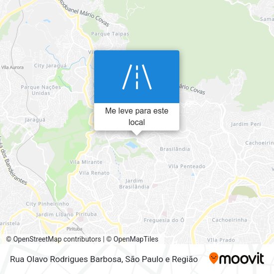 Rua Olavo Rodrigues Barbosa mapa