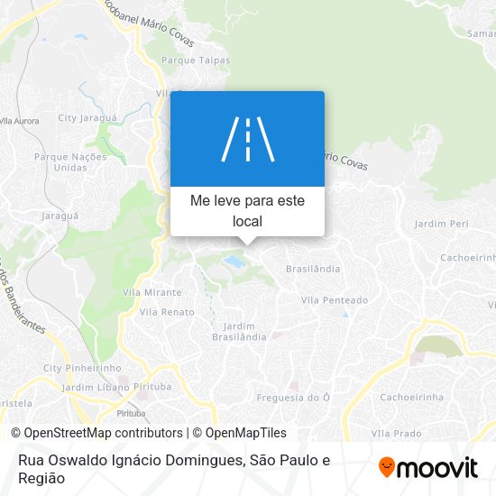 Rua Oswaldo Ignácio Domingues mapa
