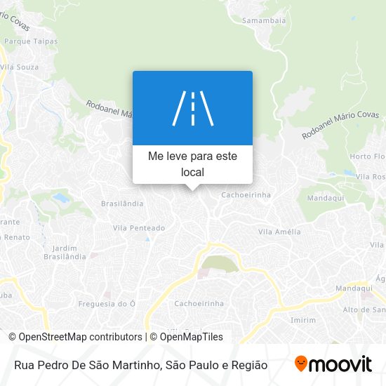 Rua Pedro De São Martinho mapa