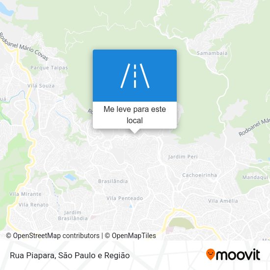 Rua Piapara mapa