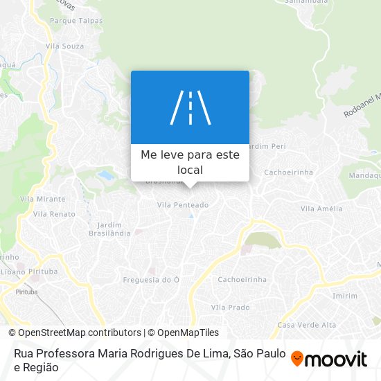 Rua Professora Maria Rodrigues De Lima mapa