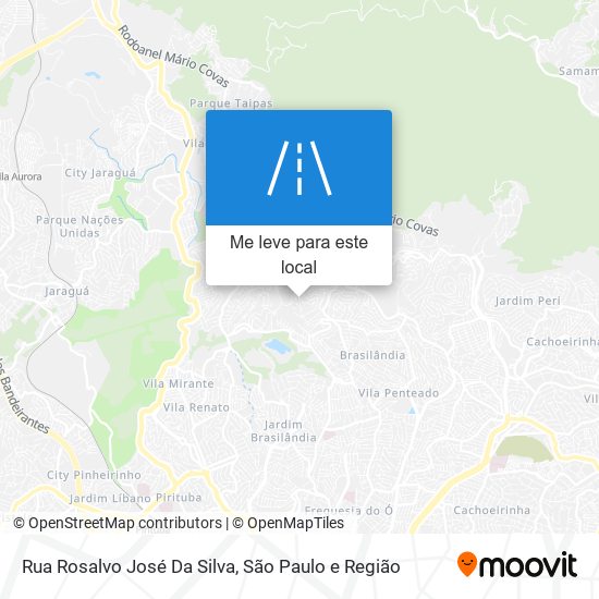 Rua Rosalvo José Da Silva mapa