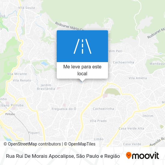 Rua Rui De Morais Apocalipse mapa