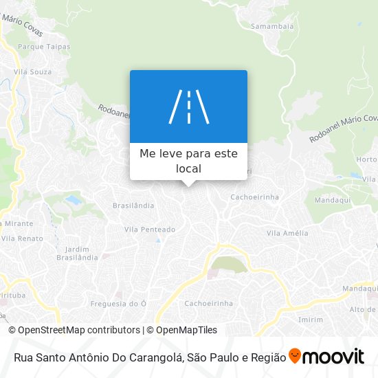 Rua Santo Antônio Do Carangolá mapa