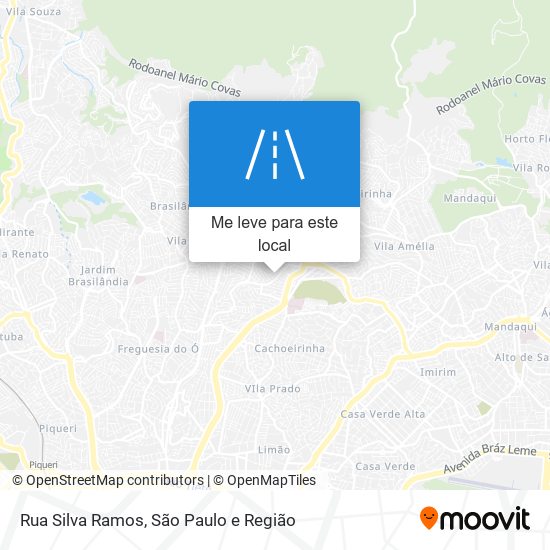 Rua Silva Ramos mapa