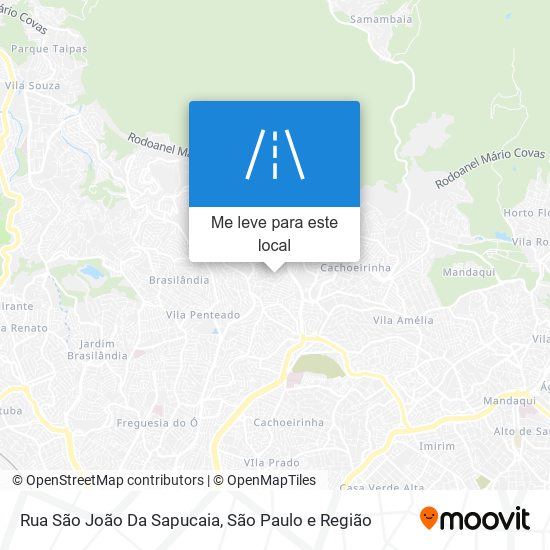 Rua São João Da Sapucaia mapa
