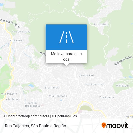 Rua Taijacica mapa